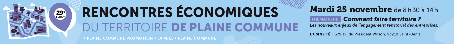 Rencontres Économiques du territoire de Plaine Commune